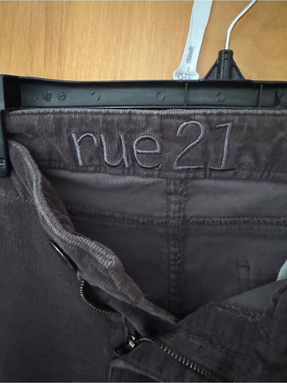 Corduroy Flare Pants in Dark grey - Picture 3 of 4